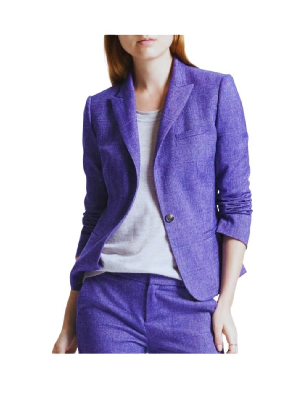 Banana Republic Classic-Fit Herringbone Windowpane Blazer